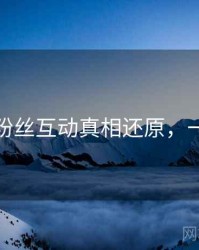 秀人网粉丝互动真相还原，一起深挖