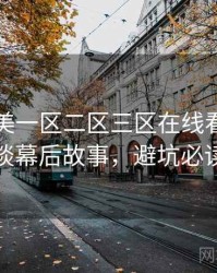 国产欧美一区二区三区在线看导演访谈幕后故事，避坑必读