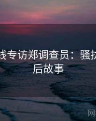 吃瓜在线专访郑调查员：骚扰事件幕后故事