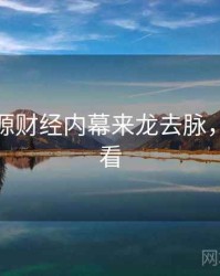 黑料资源财经内幕来龙去脉，速来查看