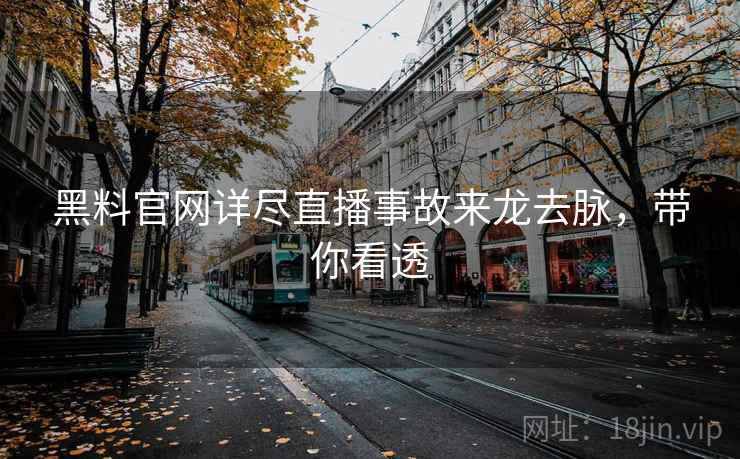 黑料官网详尽直播事故来龙去脉,带你看透 黑料官网详尽直播事故来龙去脉,带你看透